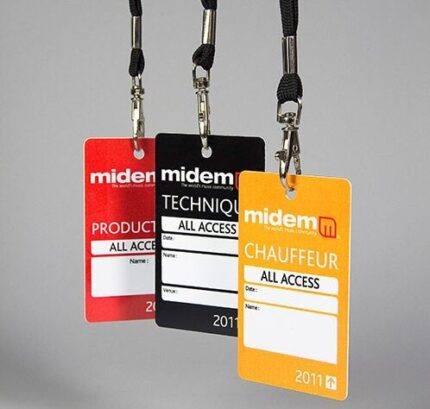  Impression Cartes Badge d'Identification de Qualité en PVC