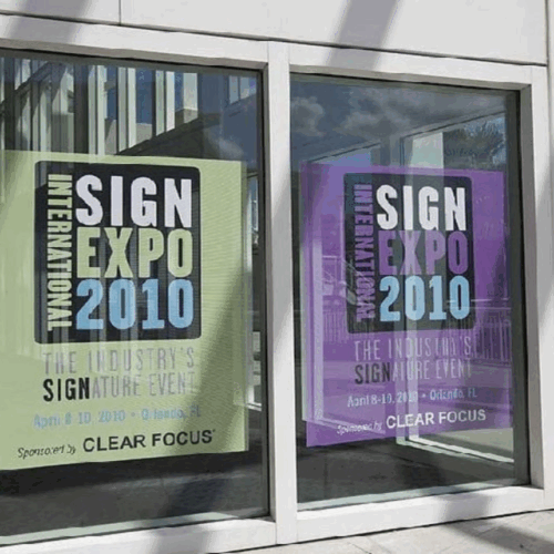  Impression Vinyle Micro-Perforé One Way  