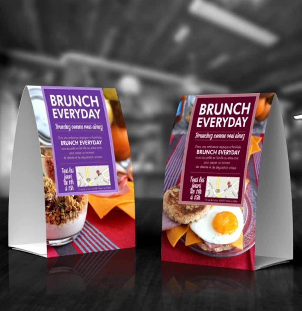 PLV de table PLV de table