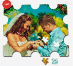 Puzzle Rectangulaire de sublimation - Support Cartonné (20 cm x 25 cm)