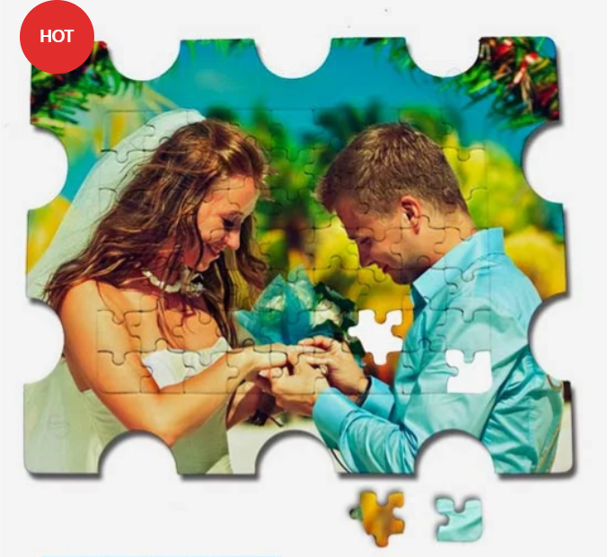 Puzzle Rectangulaire de sublimation - Support Cartonné (20 cm x 25 cm) Puzzle Rectangulaire de sublimation - Support Cartonné (20 cm x 25 cm)