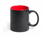 mug magique sublimable personnalisé - noir intérieur rouge