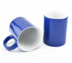 Mug Magique bleu personnalisé Poignée simple