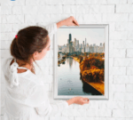  Cadre Affiche Clic Clac en Format A4 - Aluminium 