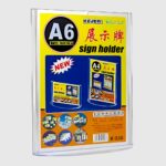  Porte-affiche Plexiglass Double Face - Format A6