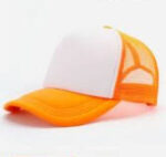 Casquette Filet Publicitaire Personnalisable bleu orange