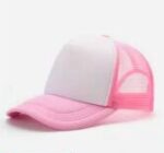 Casquette Filet Publicitaire Personnalisable bleu rose