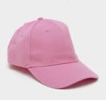 Casquette rose Publicitaire Personnalisable à Fixation Scratch