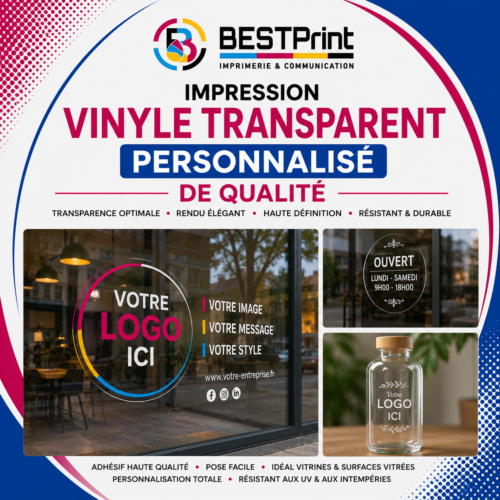 Impression Vinyle transparent